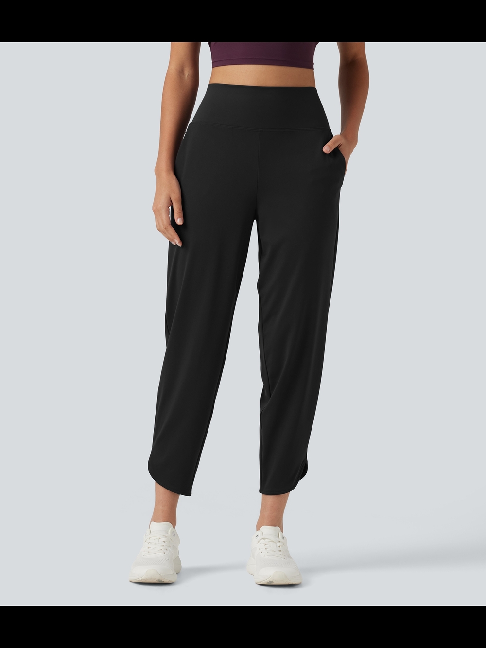 NEW Halara High-Waist Black Active Jogger Pants SMALL